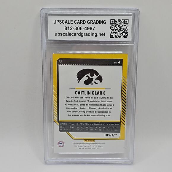 2024 Panini Caitlin Clark Collection - Donruss #4 Caitlin Clark Graded 9 WNBA - Picture 2 of 2